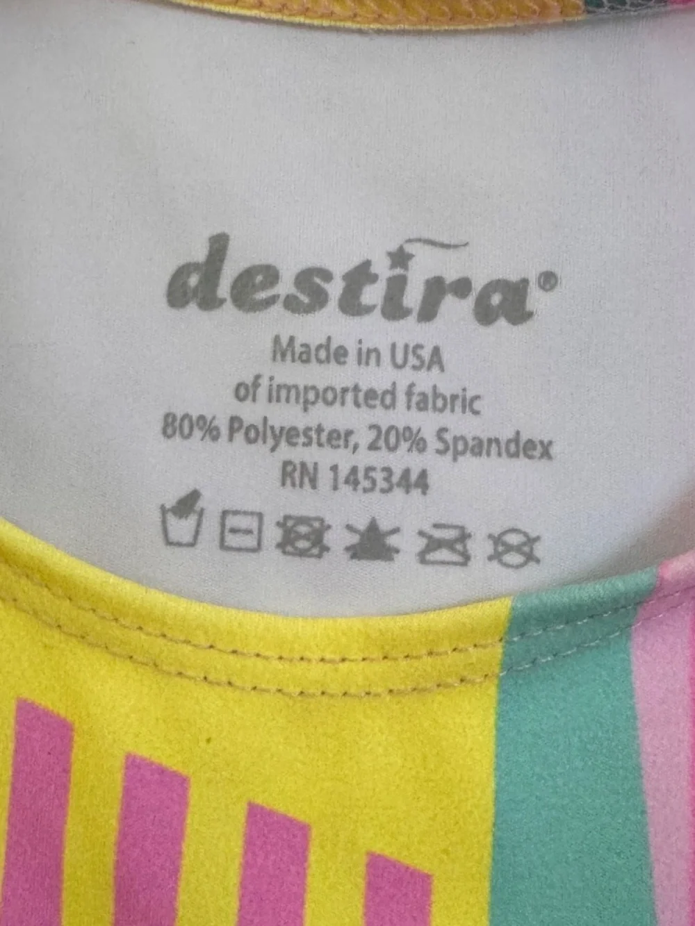 Destira: Sport Tank + High Waisted Performance short , size 6. Like new.
